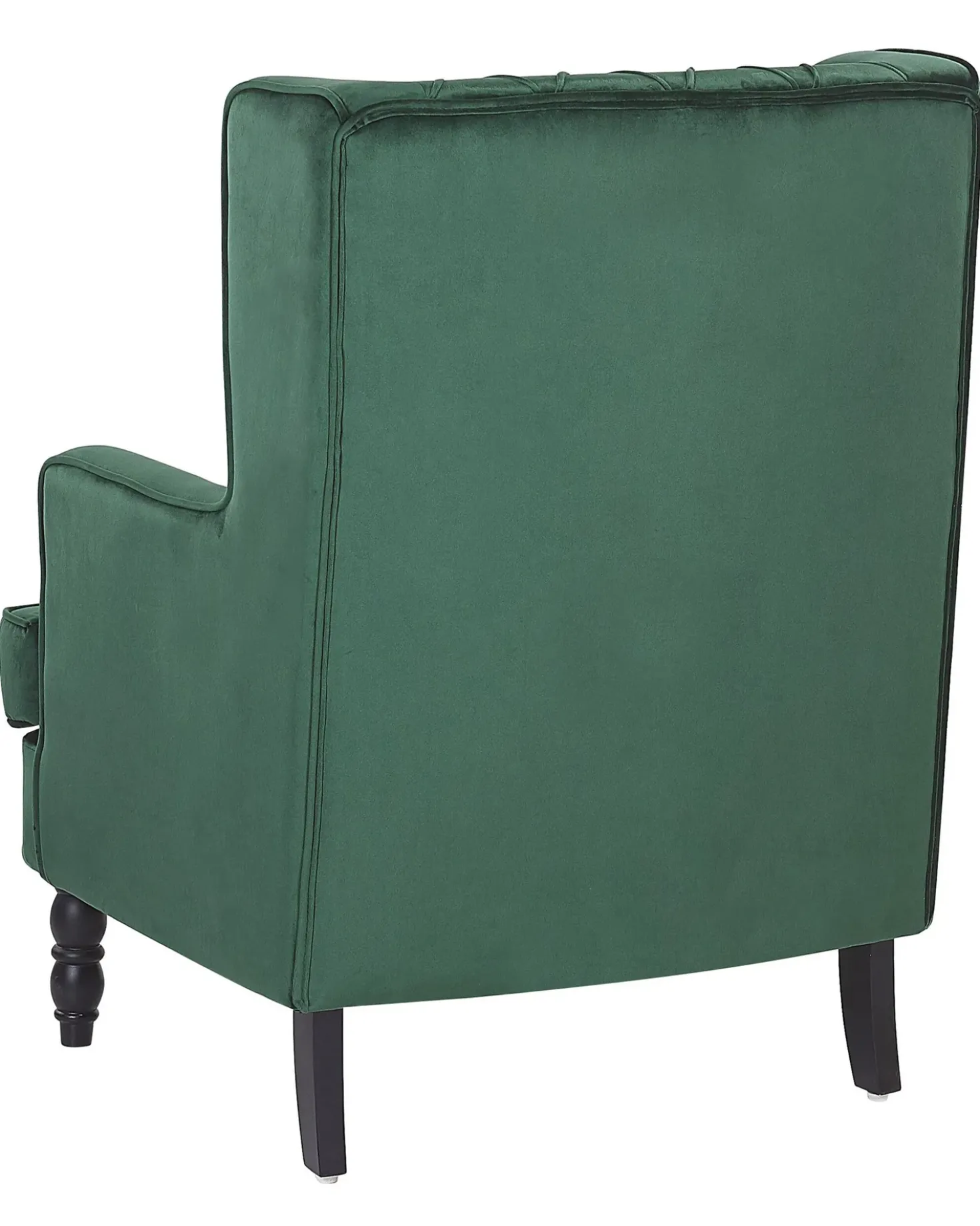 Poltrona SANDSET con poggiapiedi Velluto Verde scuro