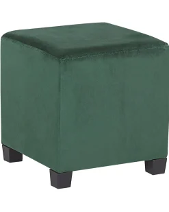 Poltrona SANDSET con poggiapiedi Velluto Verde scuro