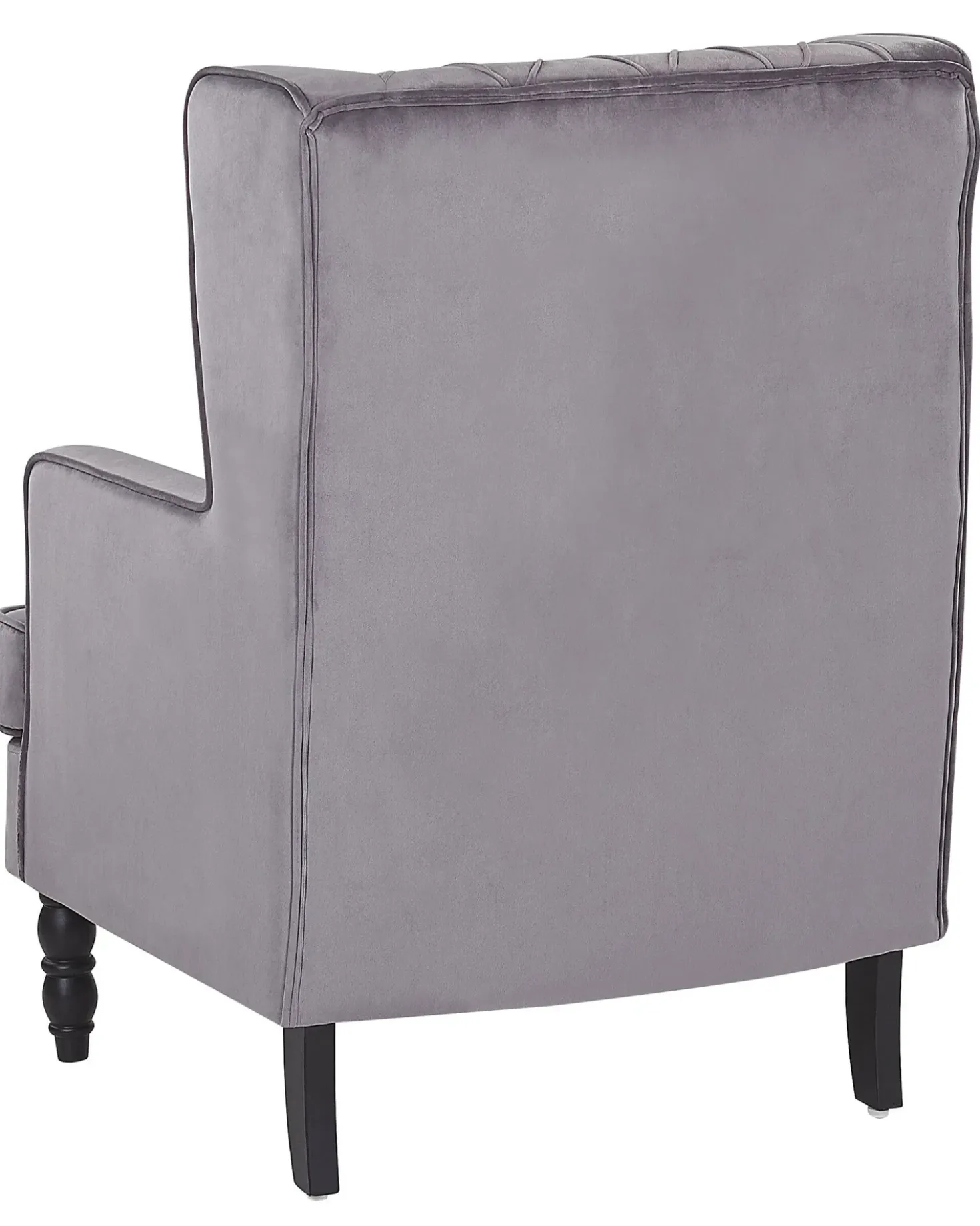 Poltrona SANDSET Velluto Grigio