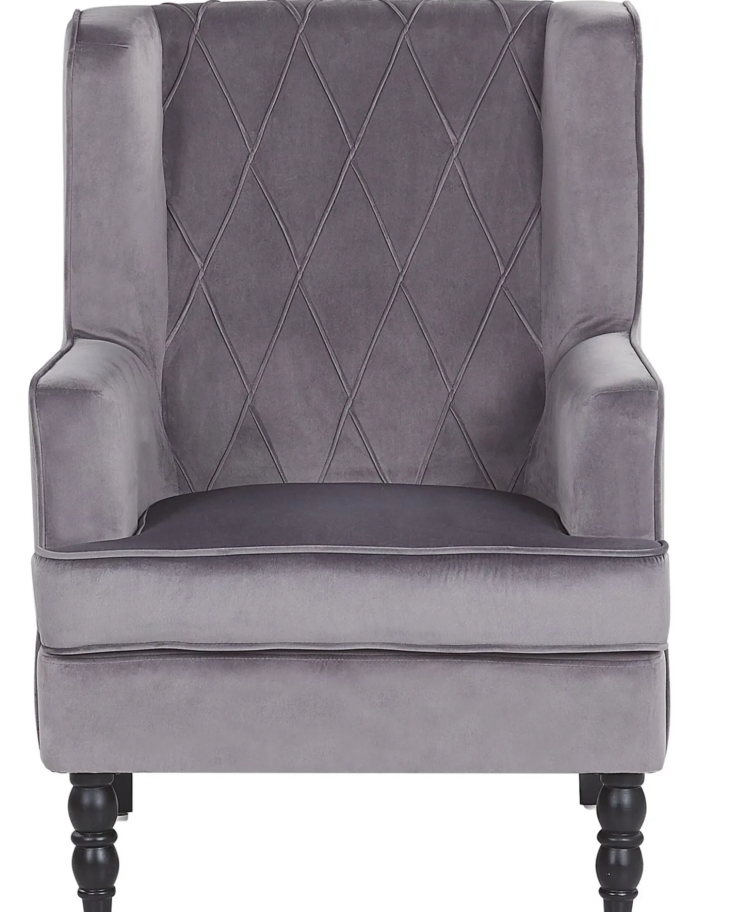 Poltrona SANDSET Velluto Grigio