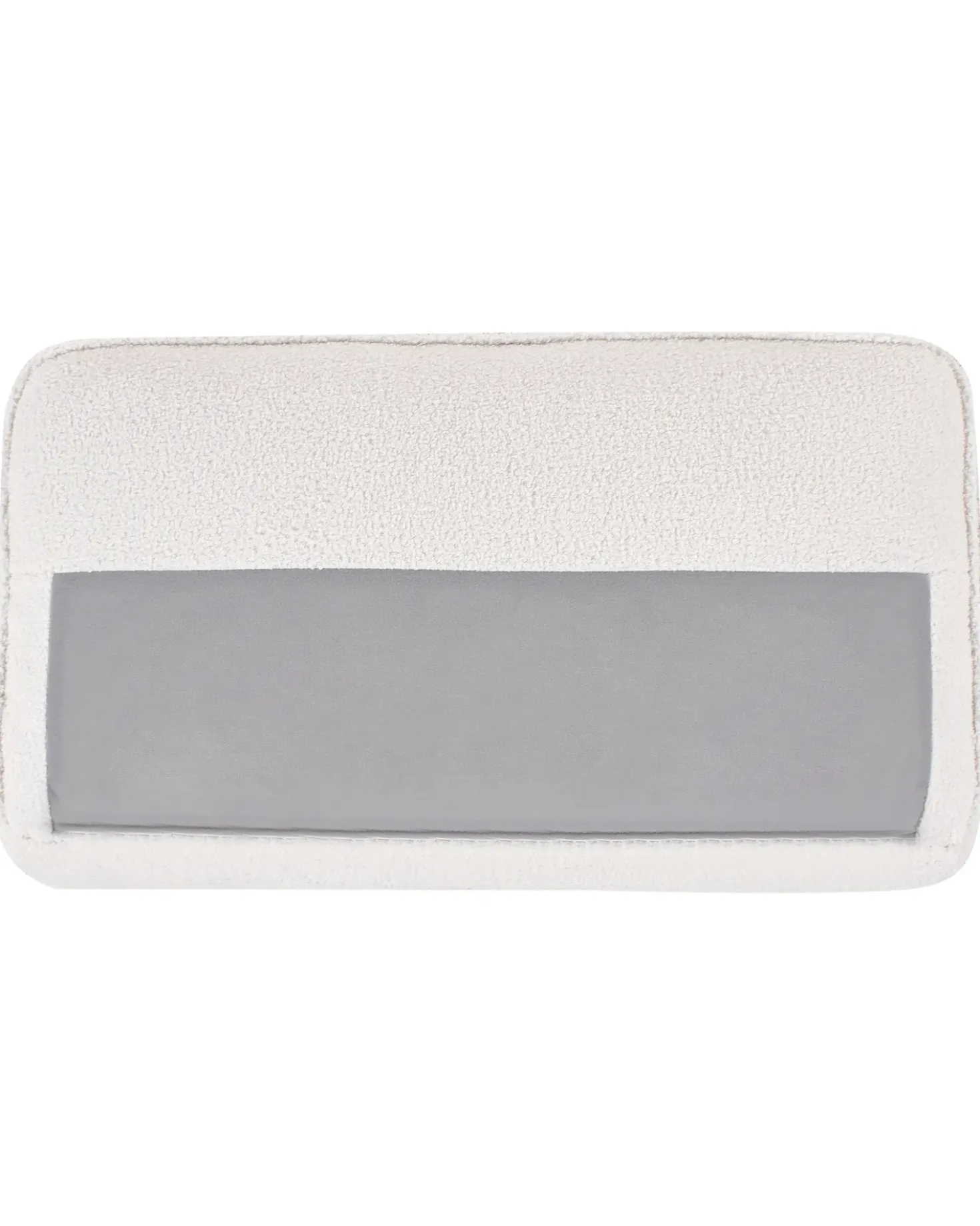 Poltrona SAVALEN Bouclé Bianco