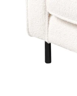 Poltrona SAVALEN Bouclé Bianco