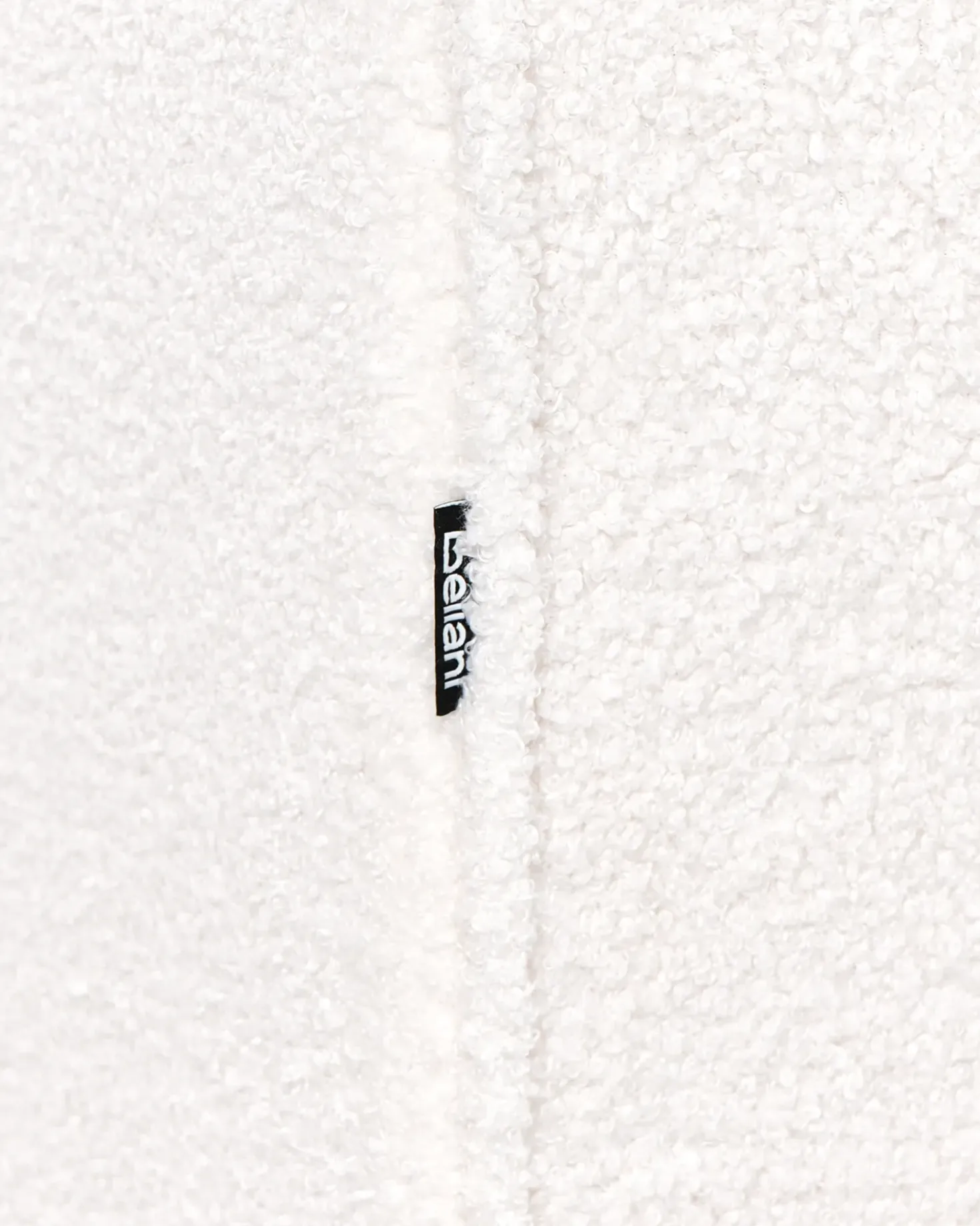 Poltrona SAVALEN Bouclé Bianco