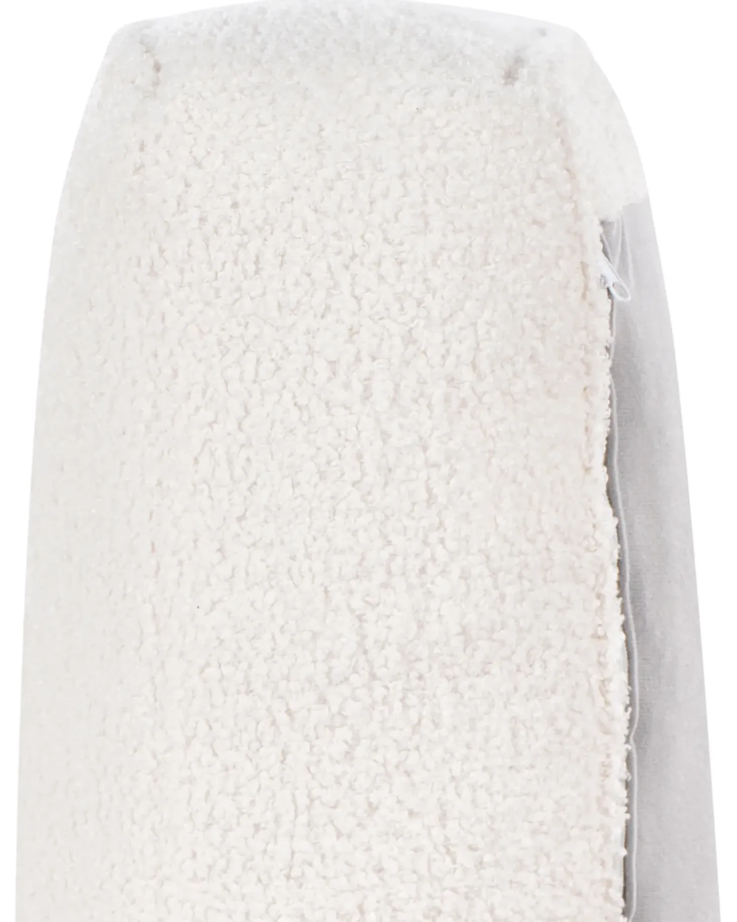 Poltrona SAVALEN Bouclé Bianco