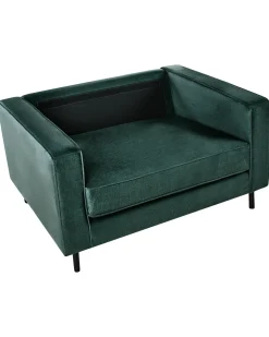 Poltrona SAVALEN Velluto Verde scuro