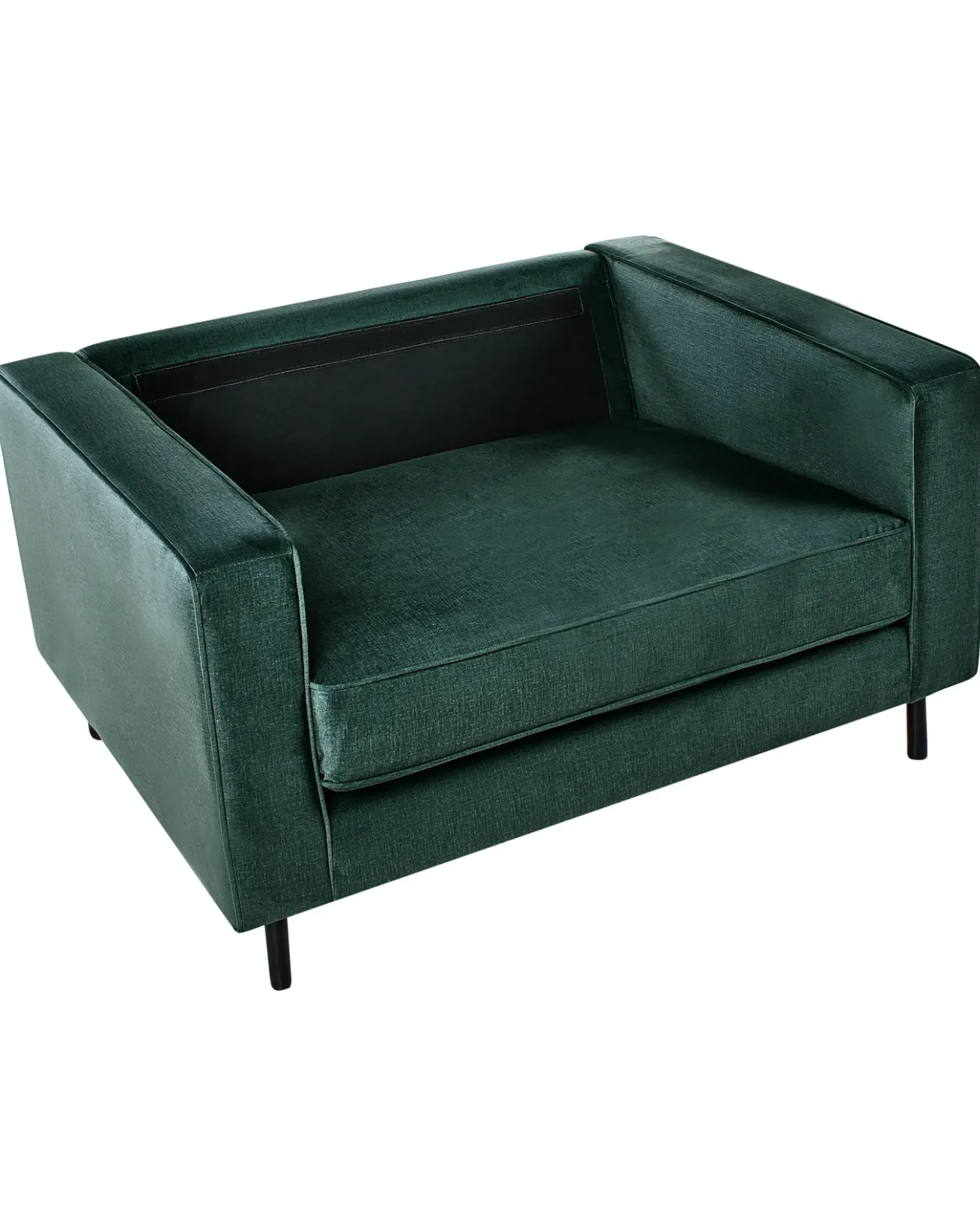 Poltrona SAVALEN Velluto Verde scuro