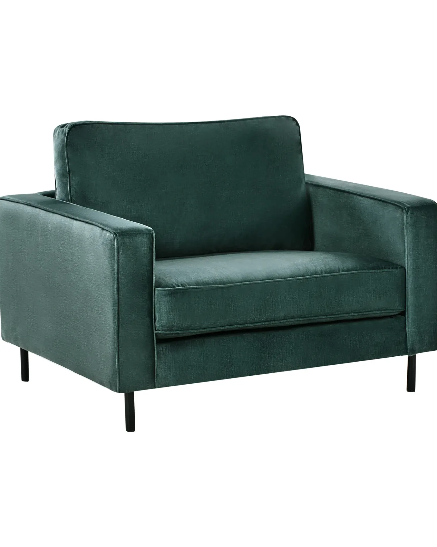 Poltrona SAVALEN Velluto Verde scuro