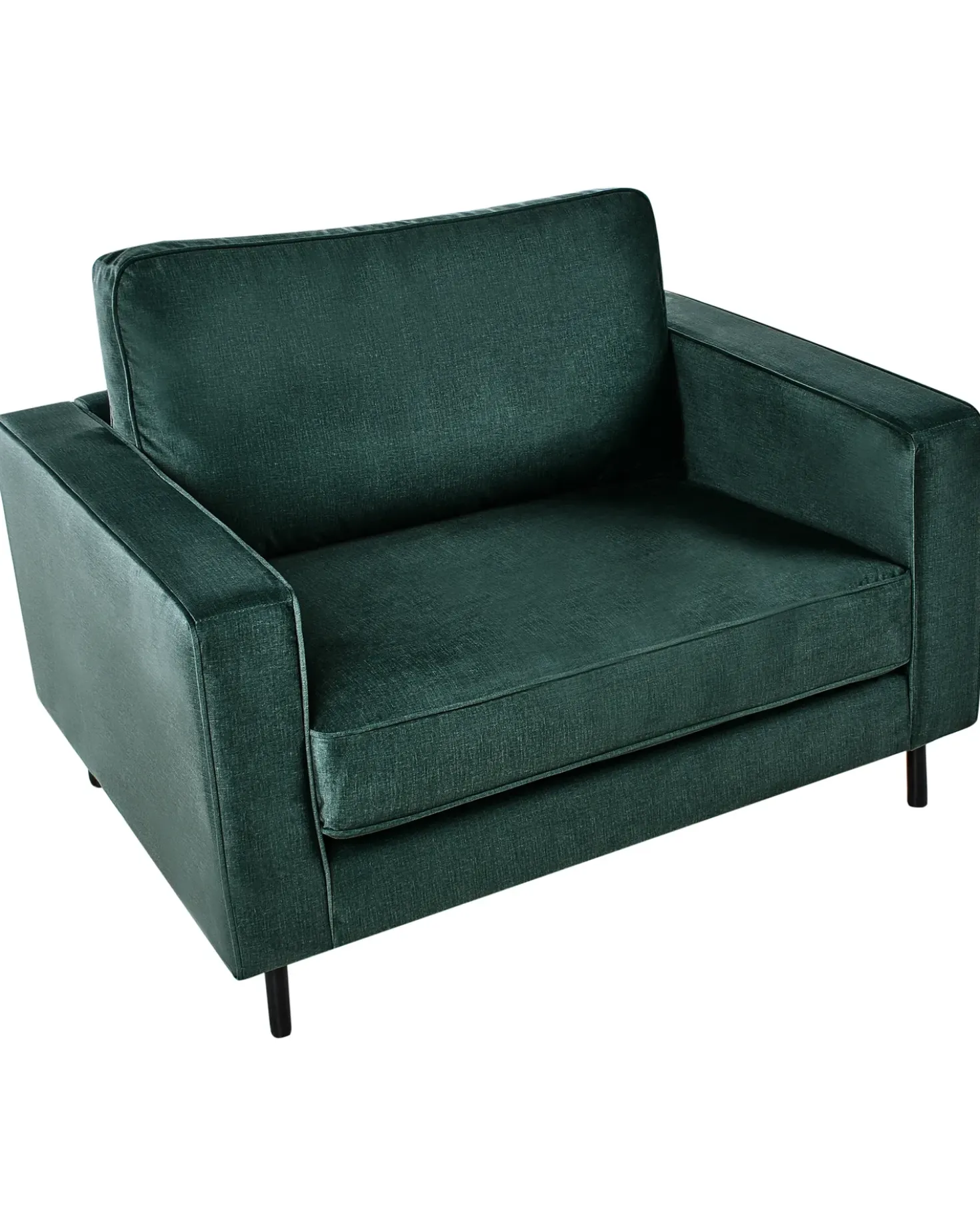 Poltrona SAVALEN Velluto Verde scuro