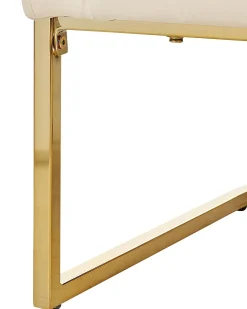Poltrona SIRKKA Velluto Beige chiaro