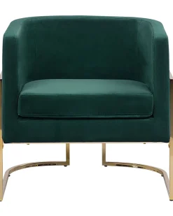 Poltrona SIRKKA Velluto Verde scuro