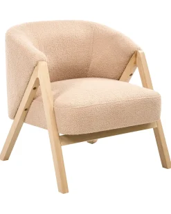 Poltrona SKEI Bouclé Beige