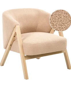 Poltrona SKEI Bouclé Beige