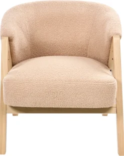 Poltrona SKEI Bouclé Beige