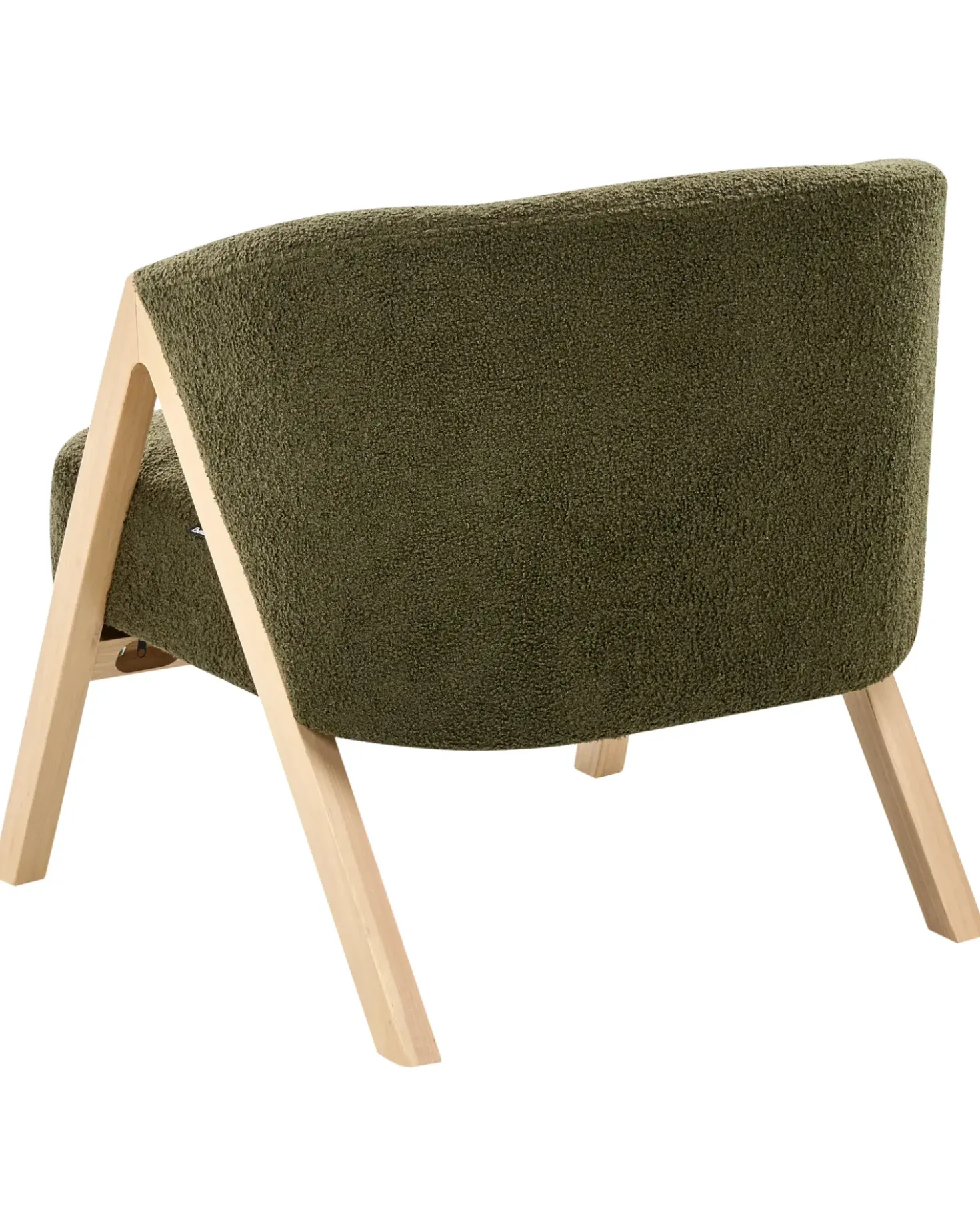 Poltrona SKEI Bouclé Verde scuro