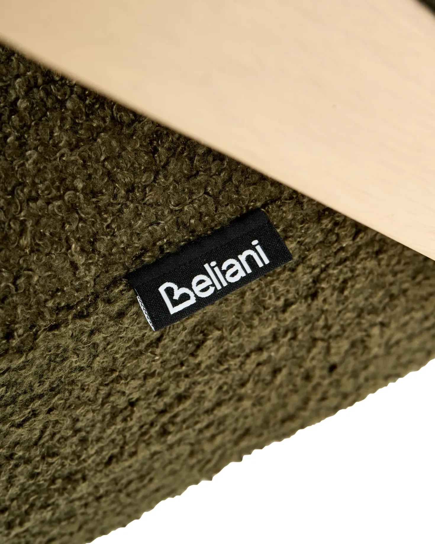 Poltrona SKEI Bouclé Verde scuro