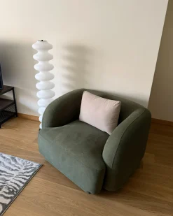 Poltrona SKJANES Tessuto Verde