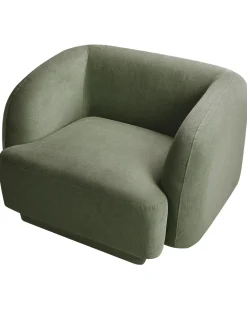 Poltrona SKJANES Tessuto Verde