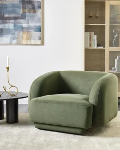 Poltrona SKJANES Tessuto Verde