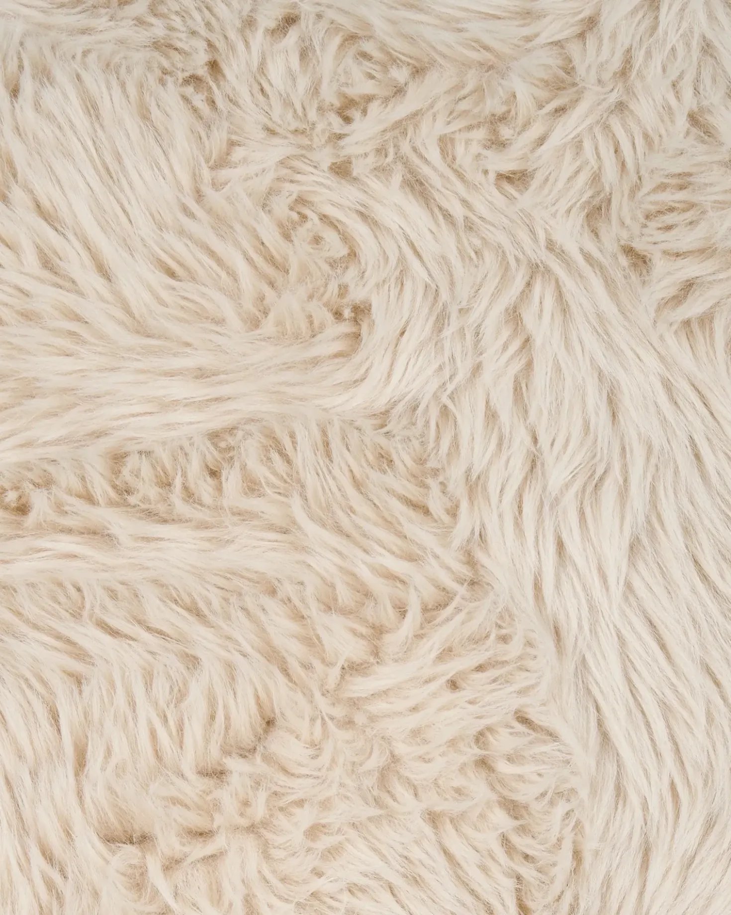 Poltrona SKOVDE Finta pelliccia Beige chiaro
