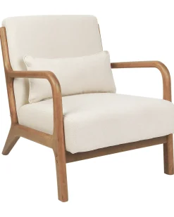 Poltrona SKOVDE Tessuto Beige chiaro