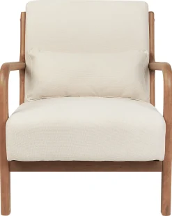 Poltrona SKOVDE Tessuto Beige chiaro