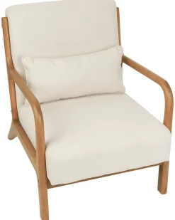 Poltrona SKOVDE Tessuto Beige chiaro