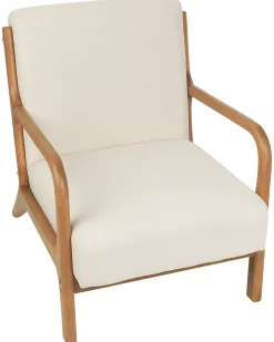 Poltrona SKOVDE Tessuto Beige chiaro