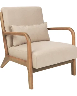 Poltrona SKOVDE Tessuto Beige