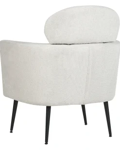 Poltrona SOBY Tessuto Bianco sporco