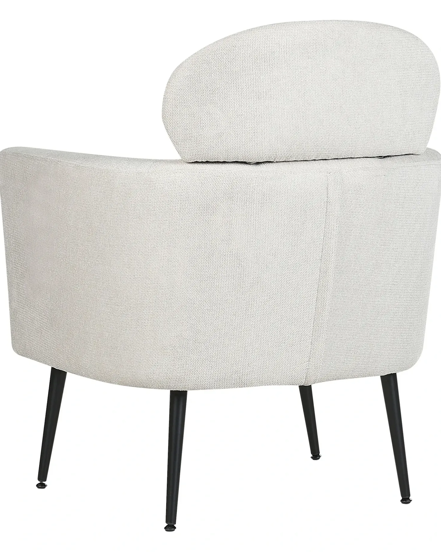 Poltrona SOBY Tessuto Bianco sporco