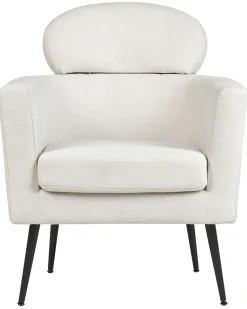 Poltrona SOBY Tessuto Bianco sporco