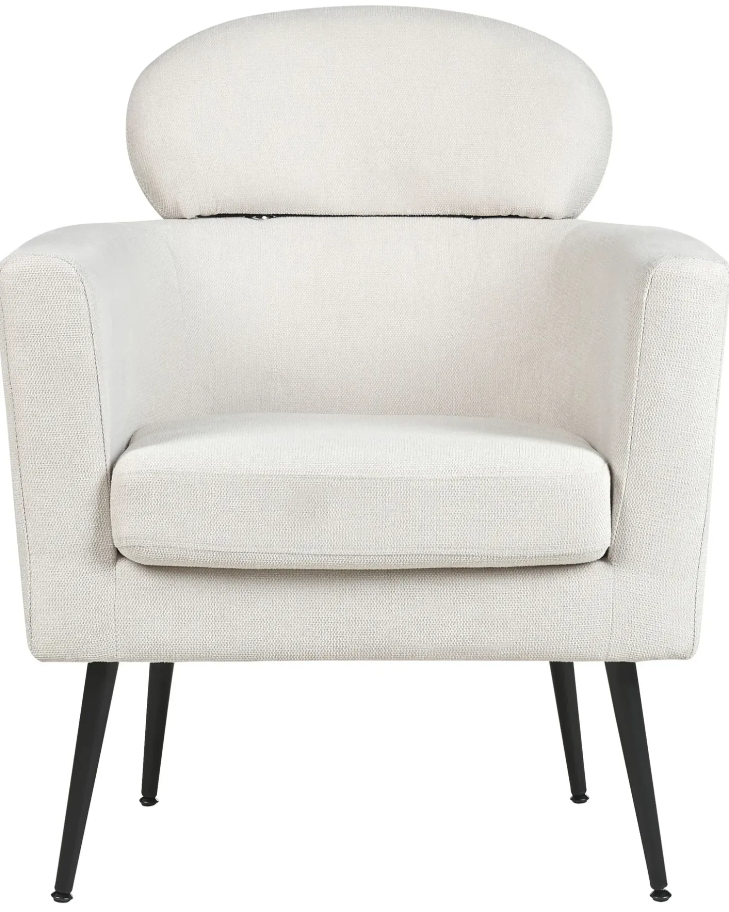 Poltrona SOBY Tessuto Bianco sporco