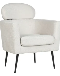 Poltrona SOBY Tessuto Bianco sporco