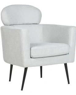 Poltrona SOBY Tessuto Grigio chiaro