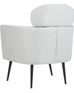 Poltrona SOBY Tessuto Grigio chiaro