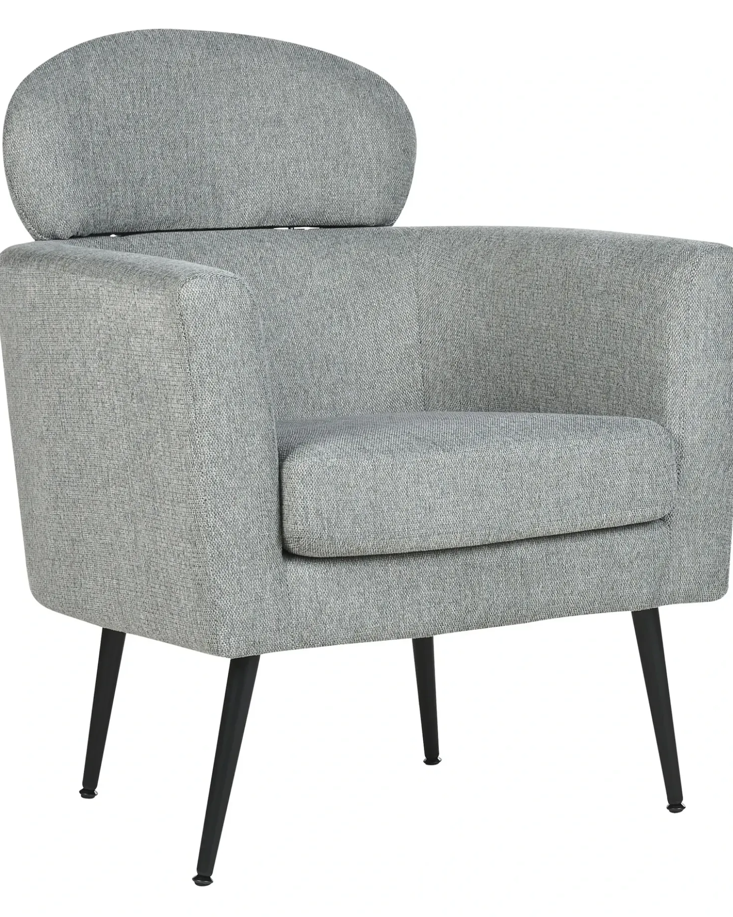 Poltrona SOBY Tessuto Grigio