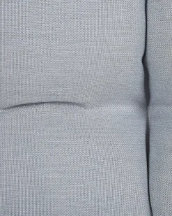 Poltrona sospesa con supporto da pavimento SESIA Rattan sintetico (PE) Grigio chiaro