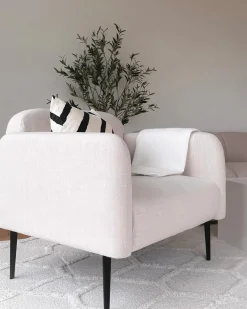 Poltrona STOUBY Lino Beige chiaro