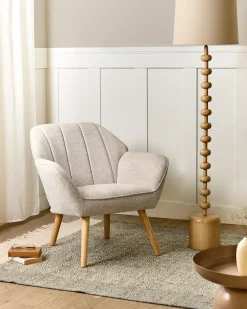 Poltrona TORUD Tessuto Beige chiaro