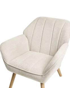 Poltrona TORUD Tessuto Beige chiaro