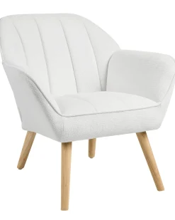 Poltrona TORUD Tessuto Bianco