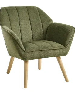 Poltrona TORUD Tessuto Verde