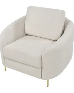 Poltrona TROSA Tessuto Beige chiaro