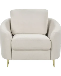 Poltrona TROSA Tessuto Beige chiaro
