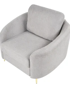 Poltrona TROSA Tessuto Grigio chiaro
