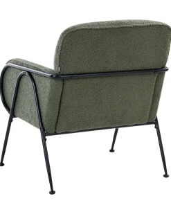 Poltrona TRYSNES Bouclé Verde