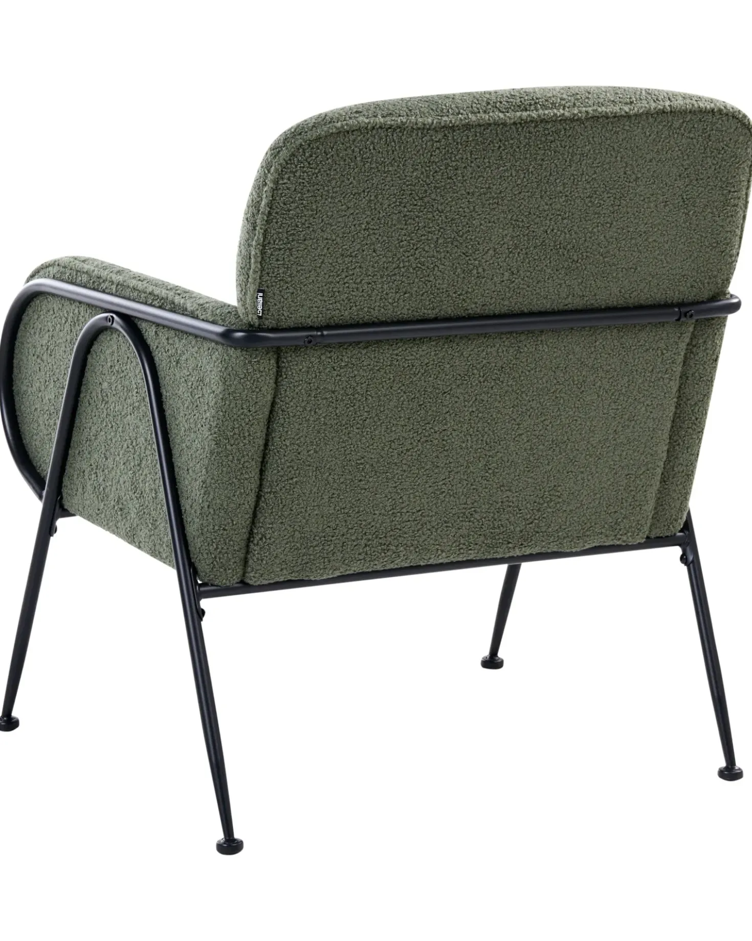 Poltrona TRYSNES Bouclé Verde
