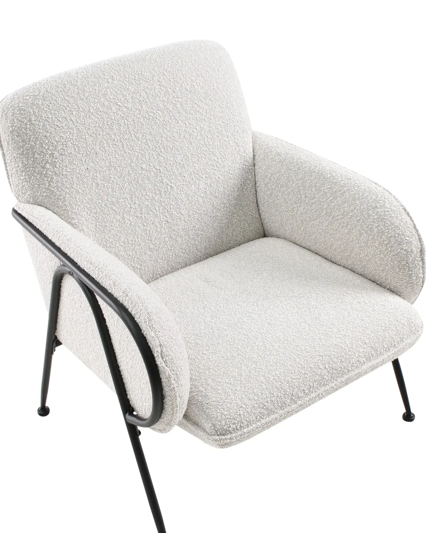 Poltrona TRYSNES Tessuto Beige chiaro