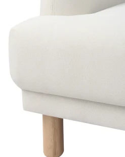 Poltrona TUVE Tessuto Bianco sporco
