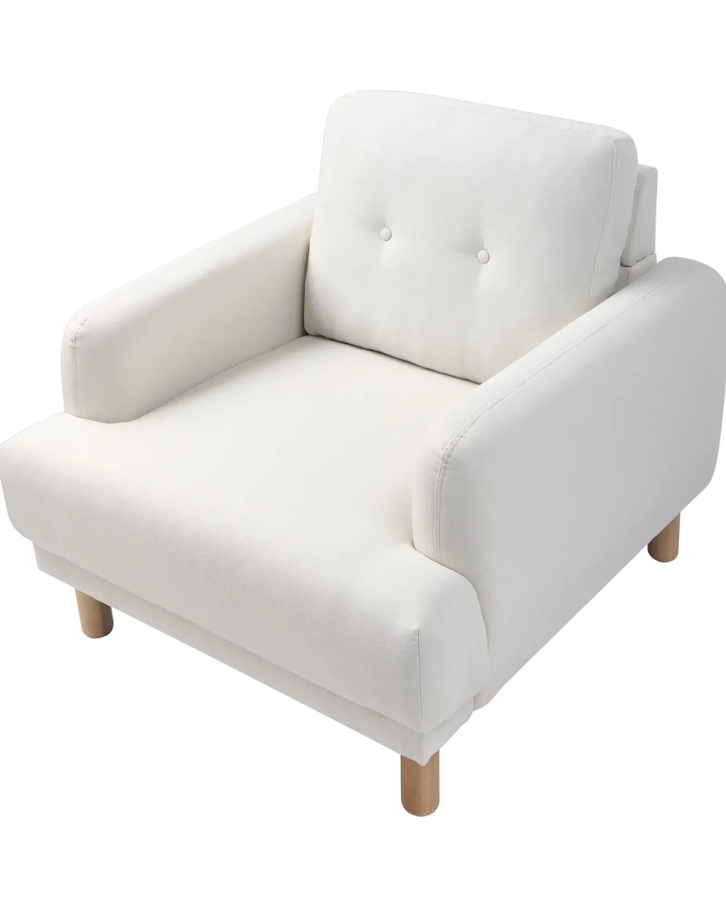 Poltrona TUVE Tessuto Bianco sporco